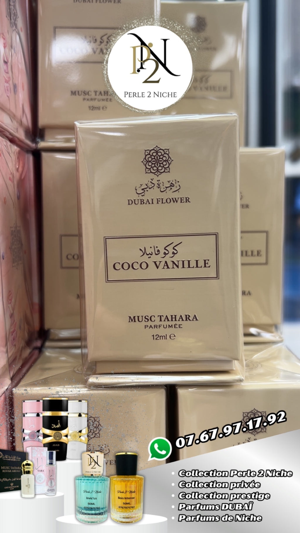 Musc Tahara – Dubai Flower | Parfumée 12 ml
