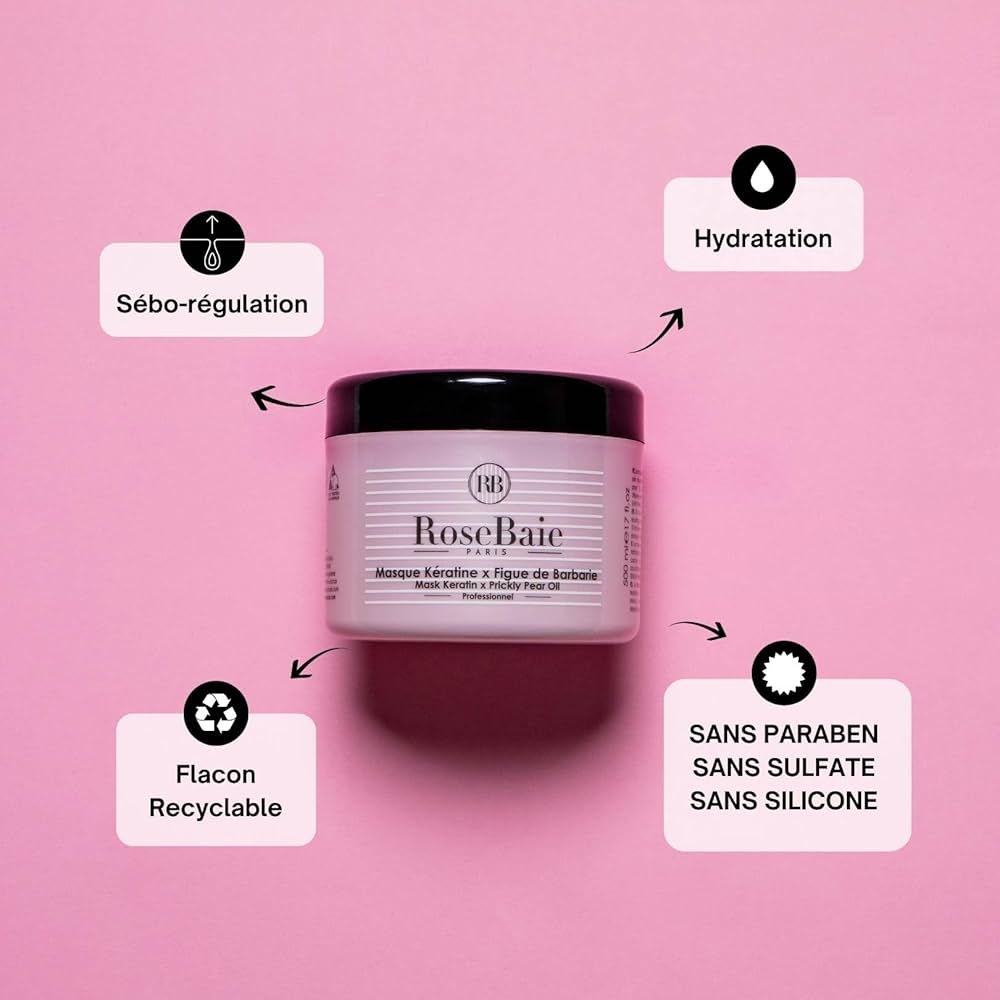 RoseBaie Paris – Routine Kératine x Figue de Barbarie