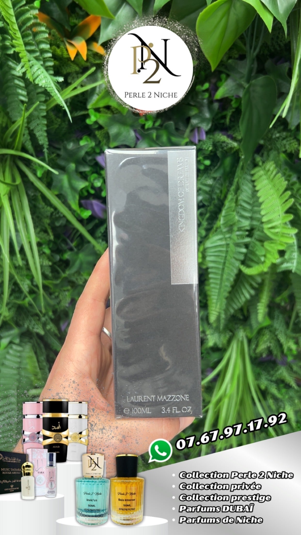 kingdom of dreams extrait de parfum 100ml laurent mazzone neuf