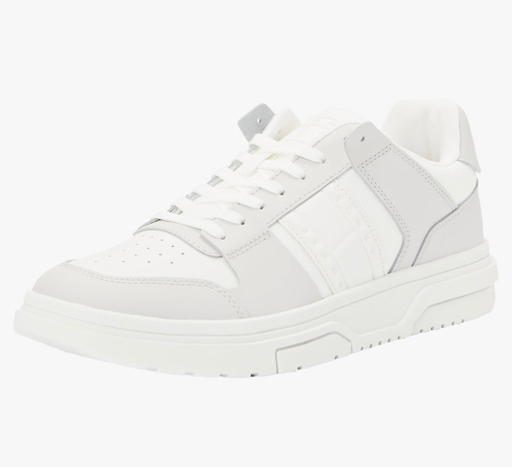 Baskets Tommy Hilfiger Leather Cup Homme Blanches Neuves Taille 41