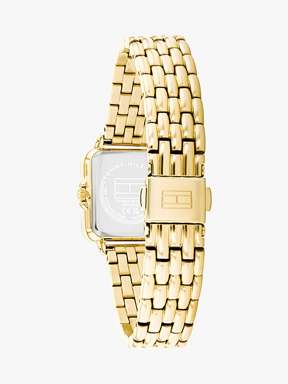 Tommy Hilfiger – Montre Femme Gold Rectangulaire