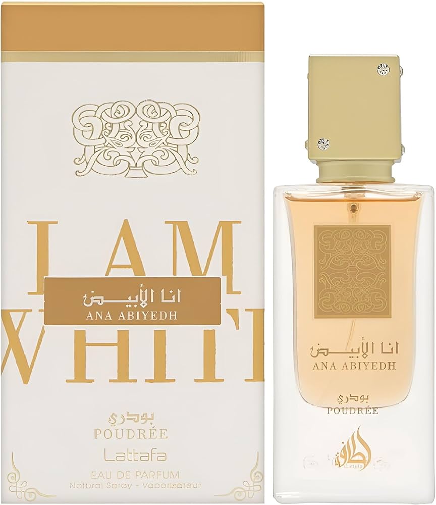 I am white poudrée lattafa eau de parfum 60 ml inspiration narciso rodriguez poudrée