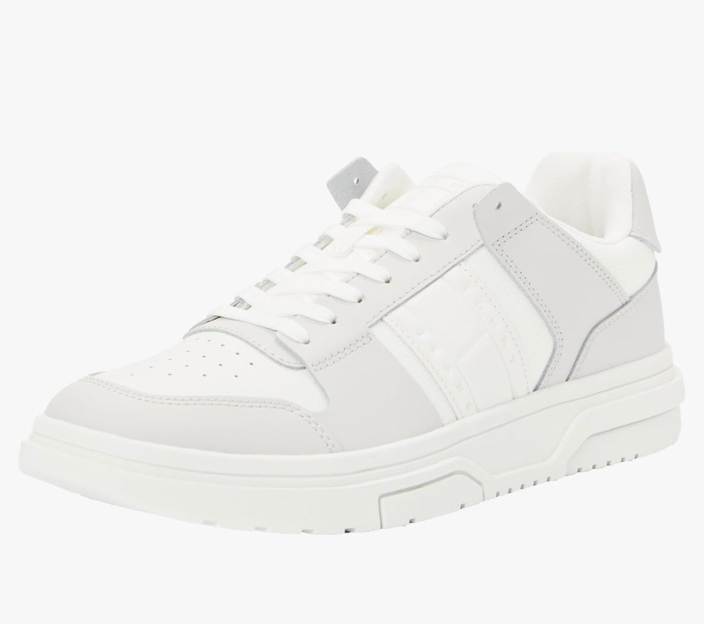 Baskets Tommy Hilfiger Leather Cup Homme Blanches Neuves Taille 41