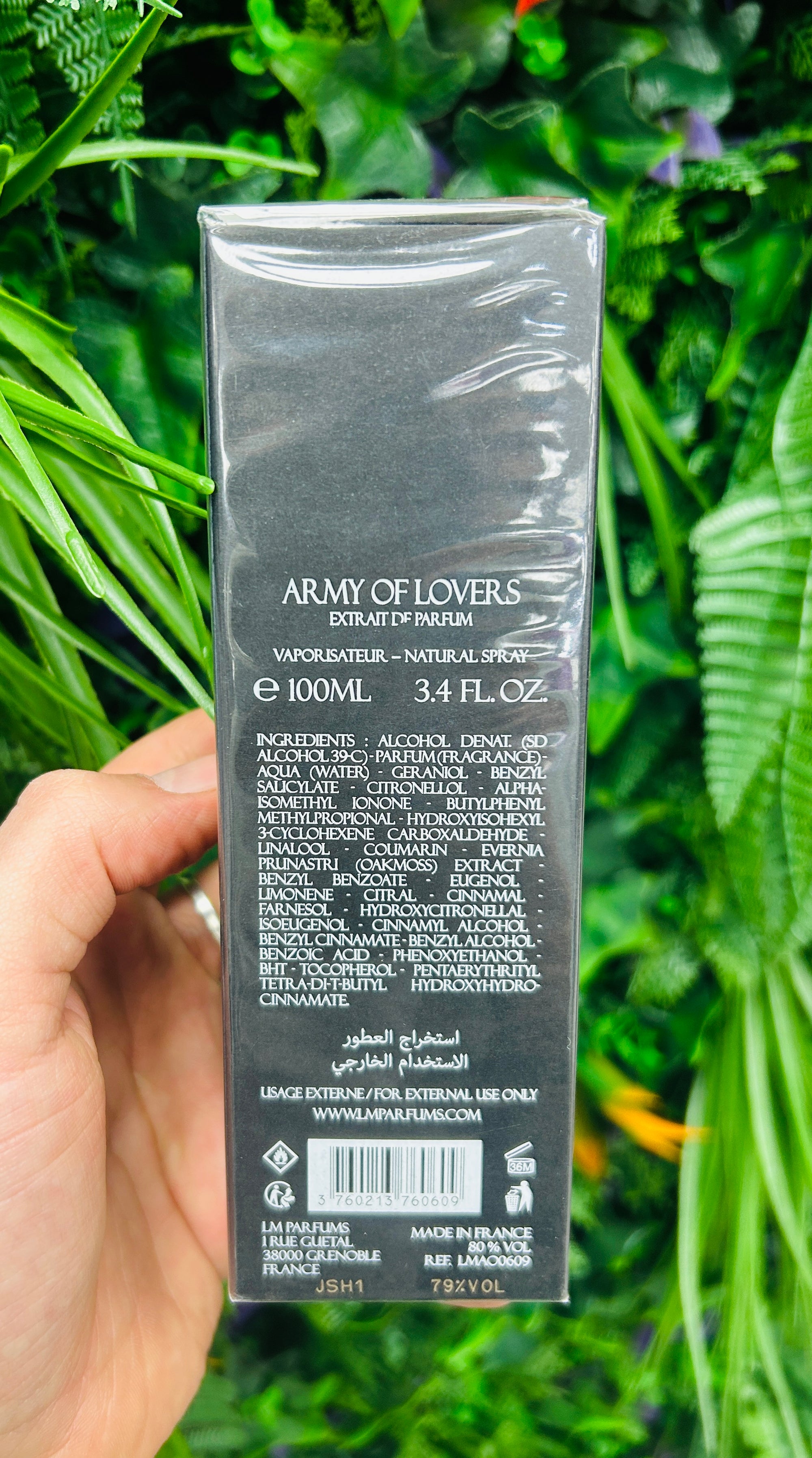 Army of Lovers – Extrait de Parfum 100 ml

Laurent Mazzone