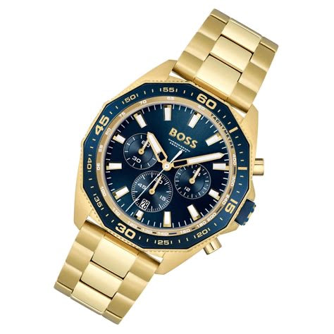 Montre Homme Hugo Boss ENERGY Chronographe Or & Bleu
