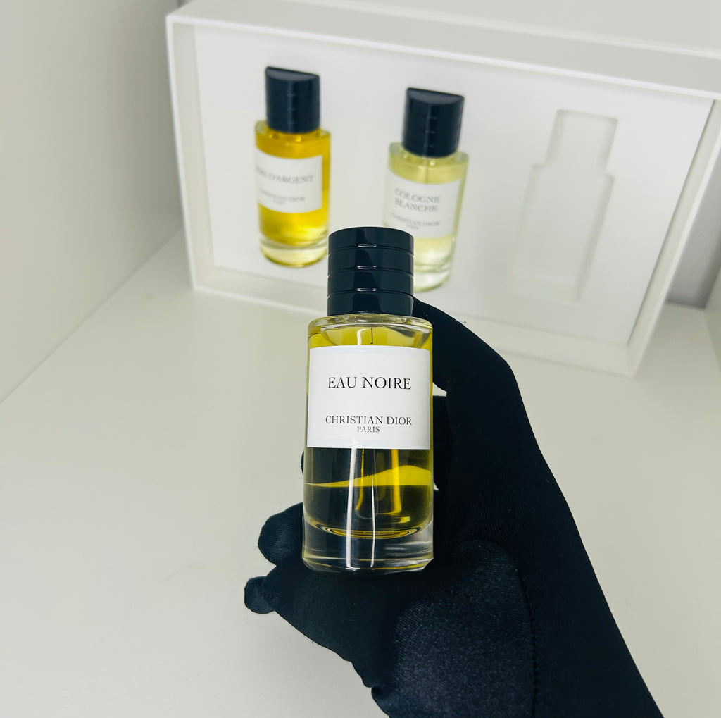 Coffret Dior Collection Privée Édition Limitée – Bois d’Argent, Cologne Blanche, Eau Noire