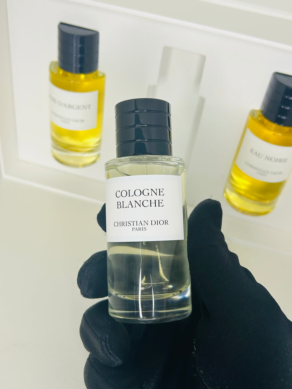 Coffret Dior Collection Privée Édition Limitée – Bois d’Argent, Cologne Blanche, Eau Noire