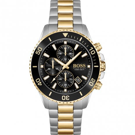 Montre Boss Admiral Noir Doré