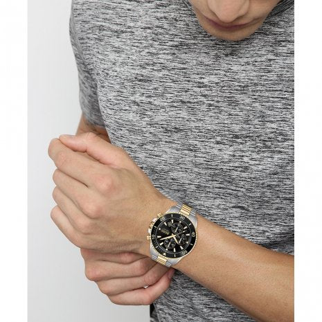 Montre Boss Admiral Noir Doré