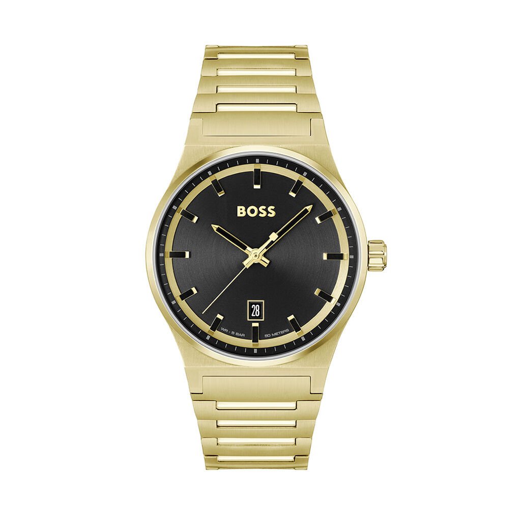Montre Hugo Boss Candor Dorée Unisexe – Élégance et modernité