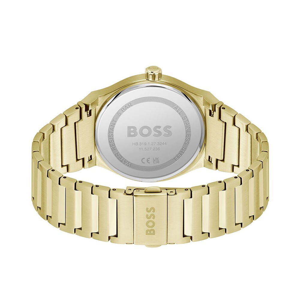 Montre Hugo Boss Candor Dorée Unisexe – Élégance et modernité