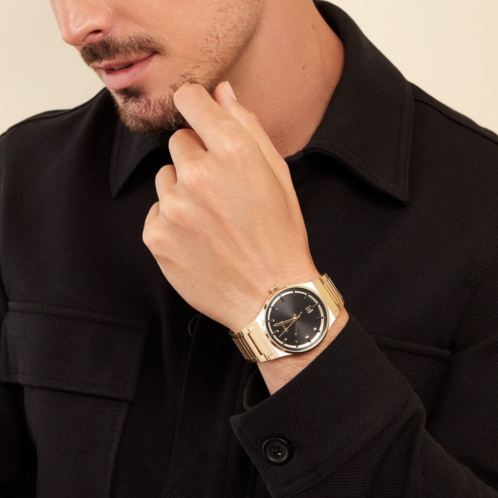 Montre Hugo Boss Candor Dorée Unisexe – Élégance et modernité
