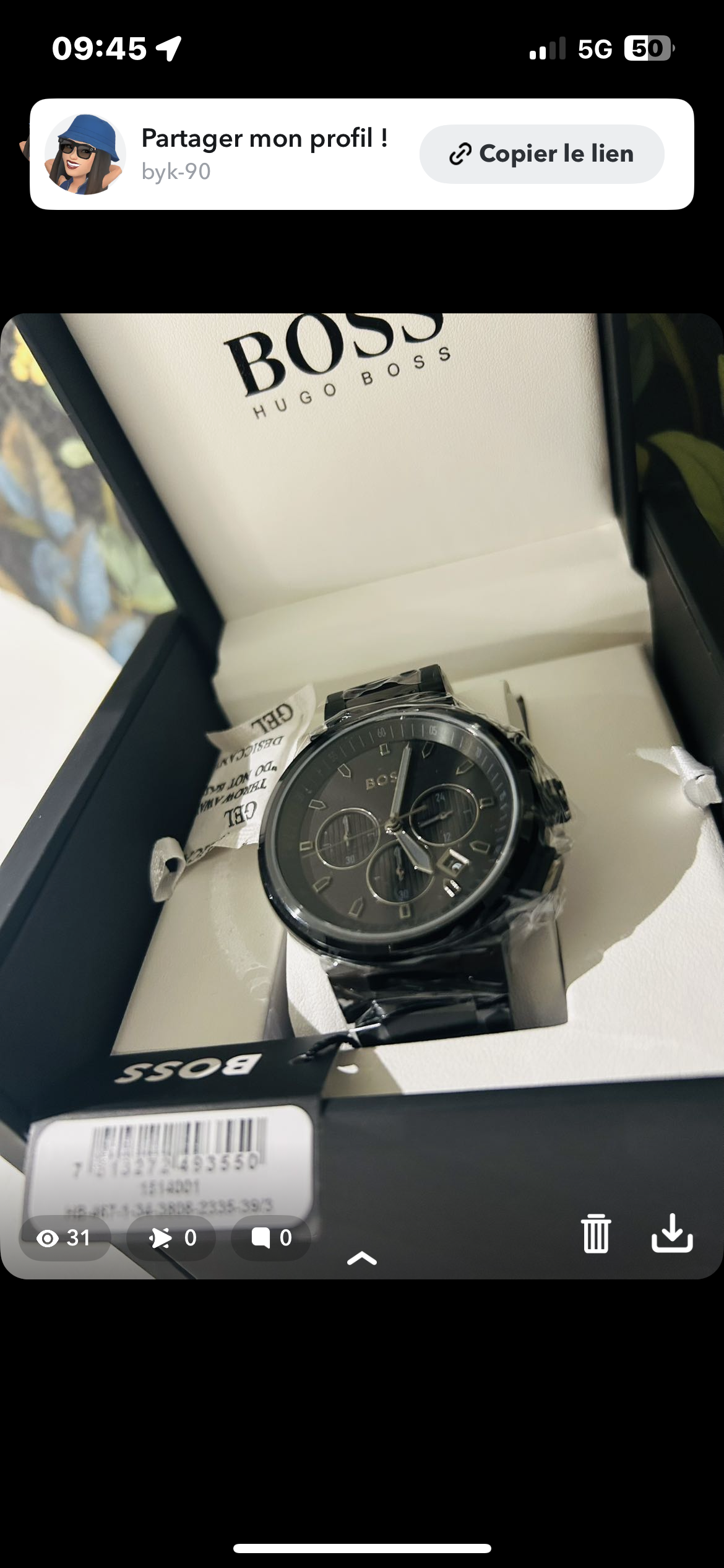 Montre Hugo Boss One – Chronographe Homme – Réf. 1514001